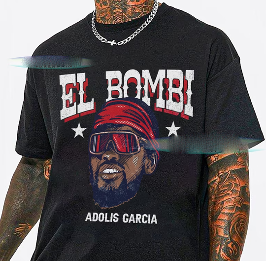 Discover Vintage 90S Adolis Garcia T-Shirt, El Bombie Ranger Shirt