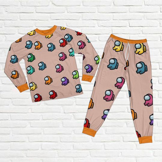 Discover Among Us Merry Christmas Pajamas Set, Video Games Pajamas Set
