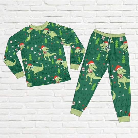 Discover Dinosaur Christmas Pajamas, Family Dino Pajamas