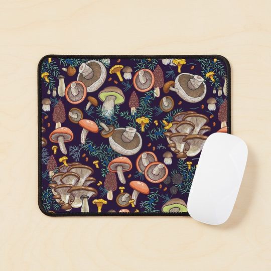 Discover Dark dream forest Mouse Pad