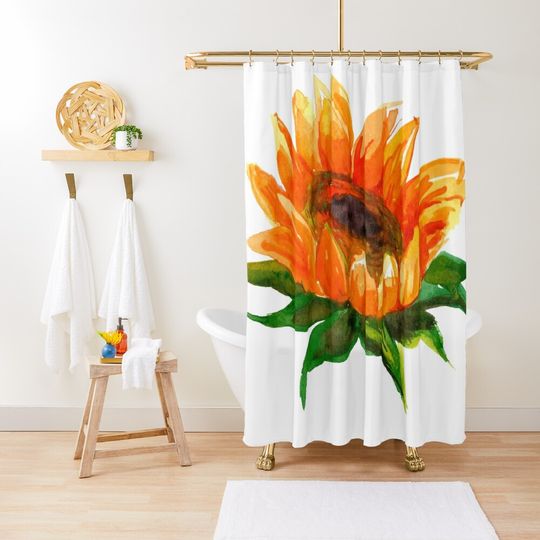 Discover Magic Sunflower. Lovely Sunflower. Shower Curtain
