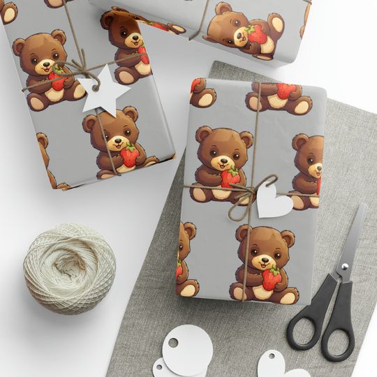 Discover Cute Bear Wrapping Papers