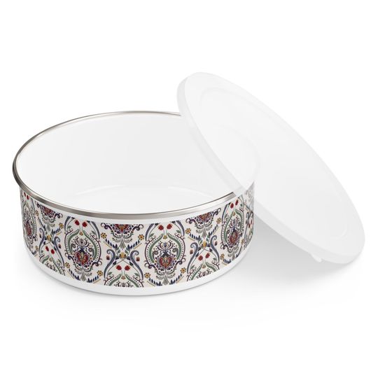 Discover Turkish Folk Enamel Bowl