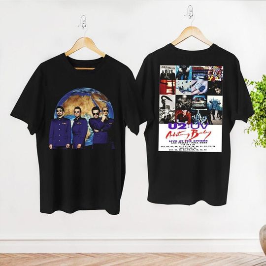 Discover U2 Band Tour 2023 Concert T-Shirt