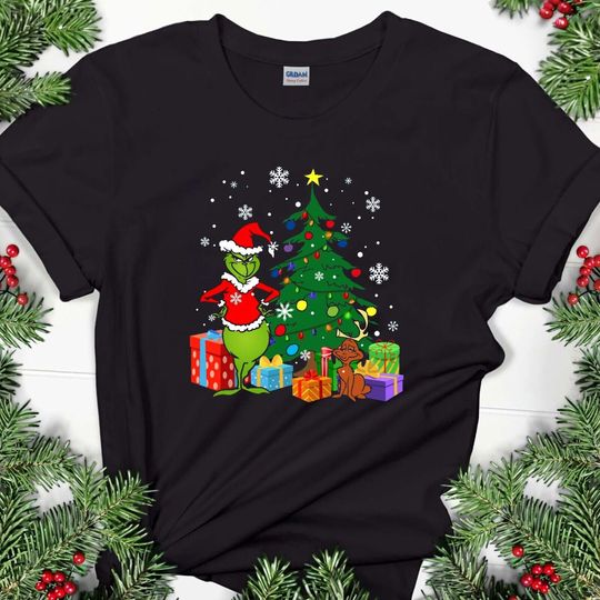 Discover Funny character Christmas Shirt, Merry Grin Shirt, Santa funny character Shirt
