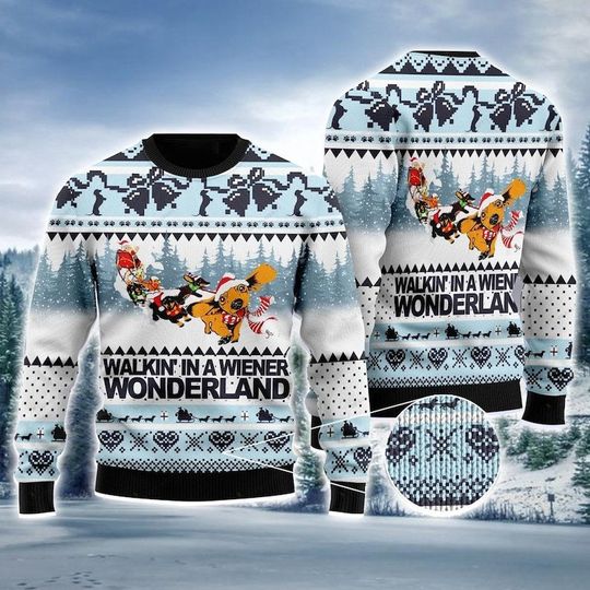 Discover Walkin' In A Wiener 3D Sweater