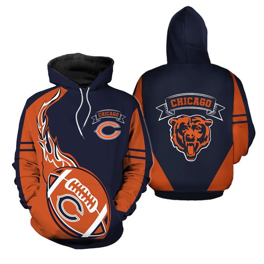 Discover Chicago Bears 3D Hoodie