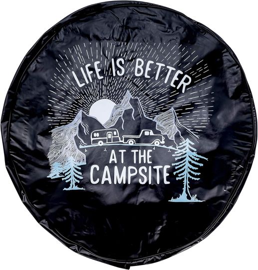 Discover Camco Life is Better at Campsite Spare Tire Cover