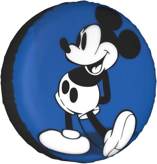 Discover Lovely Mic.Key Mouse Blue Spare Tire Cover