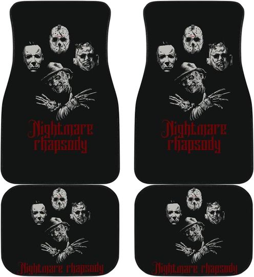 Discover Top Characters Horror Film Halloween Myers Car Floor Mats with Rubber Base