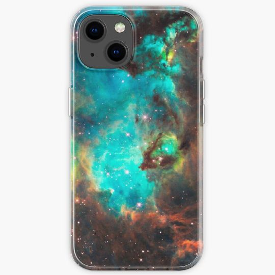 Discover Green Galaxy iPhone Case