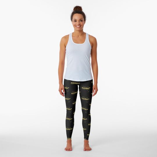 Discover Florida Paddleball Life Racket Sport Lover Pickleball Player Leggings