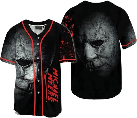 Discover Happy Halloween Michael Myers Baseball Jersey, Halloween Jersey