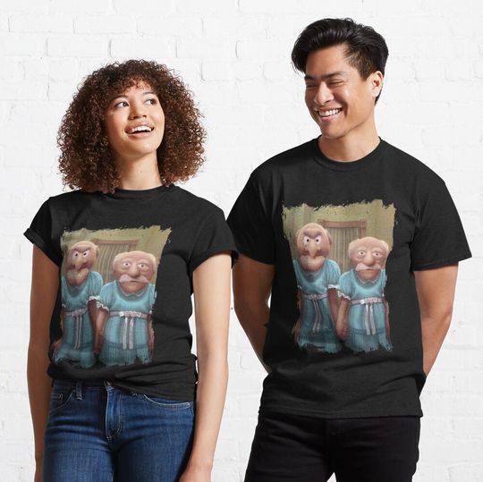Discover Muppet Maniac Statler & Waldorf as the Grady Twins T-Shirt