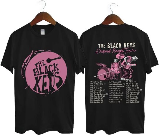 Discover The Black Keys Drop Out Boogie Tour 2022 Shirt, Vintage T-Shirt