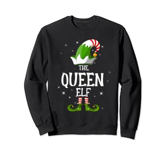 Discover The Queen Elf Family Matching Group Christmas Sweatshirt