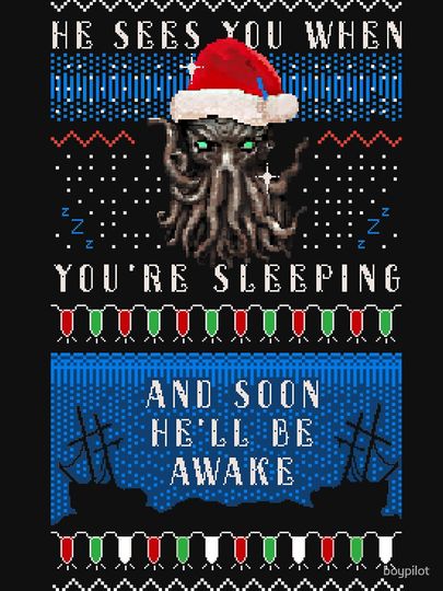 Discover Cthulhu Ugly Christmas  T-Shirt