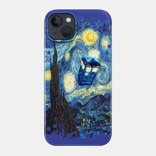 Discover Blue Phone booth starry the night - Tardis - Phone Case