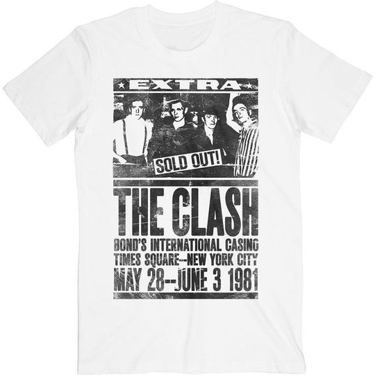 Discover The Clash Unisex Tee: Bond's 1981