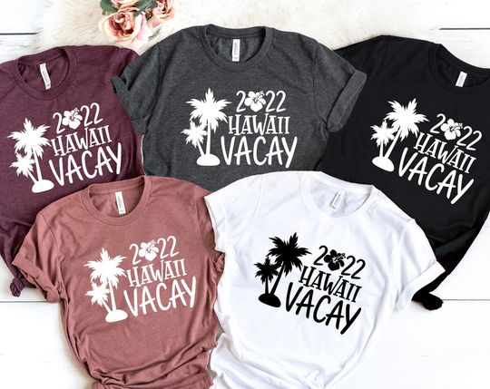 Discover Hawaii Family Vacation Graphic T-Shirt