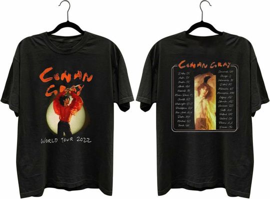 Discover HOT Conan Gray World Tour 2022 T-Shirt, Conan Gray North American 2022 Tour Shirt