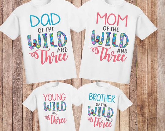 Discover Wild and three birthday shirt,Third Birthday Shirt