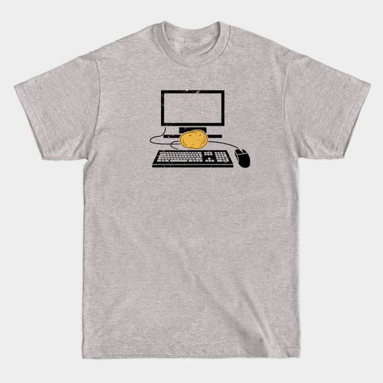 Discover Tater PC - inverted - Computers - T-Shirt