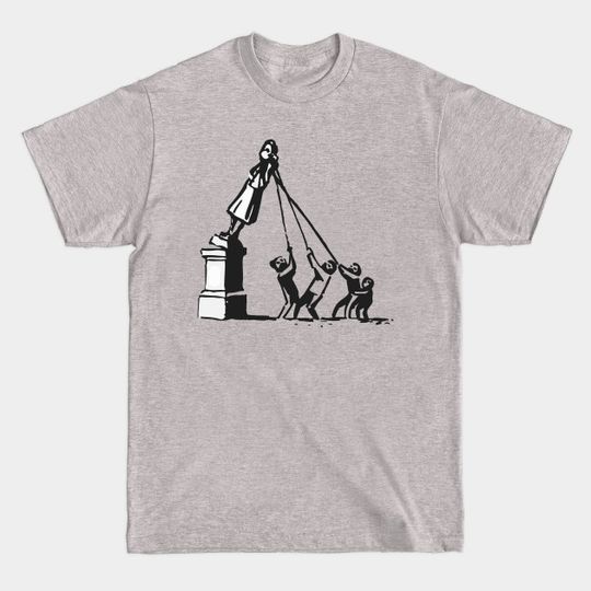 Discover BANKSY Edward Colston Protesters - Banksy - T-Shirt