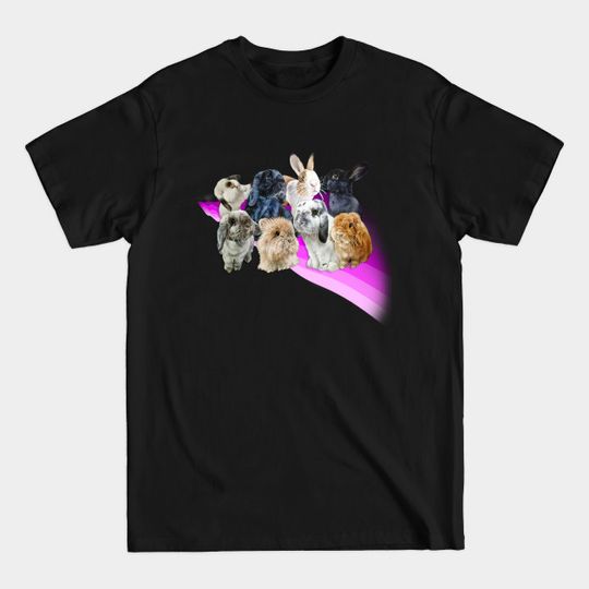 Discover Super cute fluffle of bunnies of all breeds! - Bunnies - T-Shirt