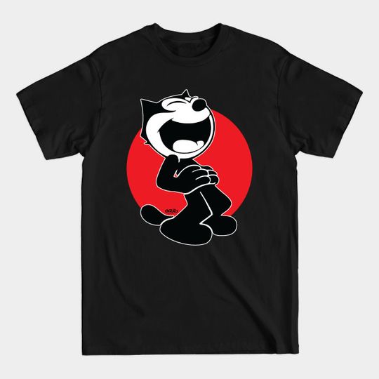 Discover Felix-On Red - Felix The Cat - T-Shirt