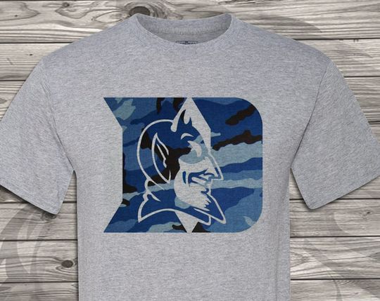 Discover Duke University - Blue Devils - Duke Camo D - Super Soft Shirt
