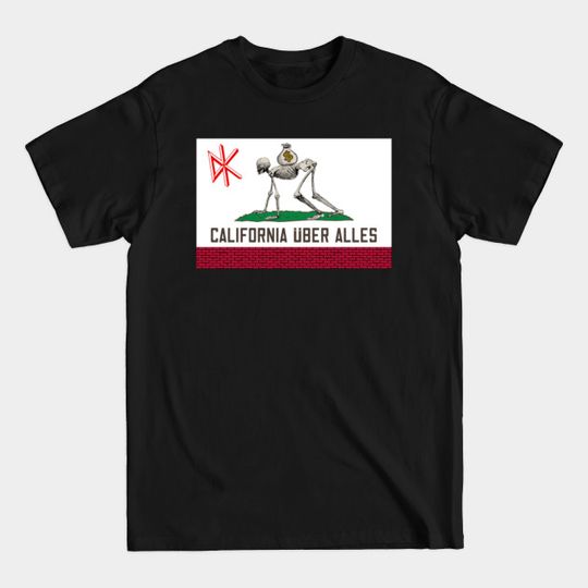 Discover California Uber Alles Flag - Dead Kennedys - T-Shirt