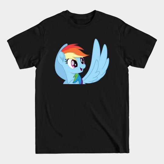 Discover Silly movie Rainbow Dash face 3 - My Little Pony - T-Shirt