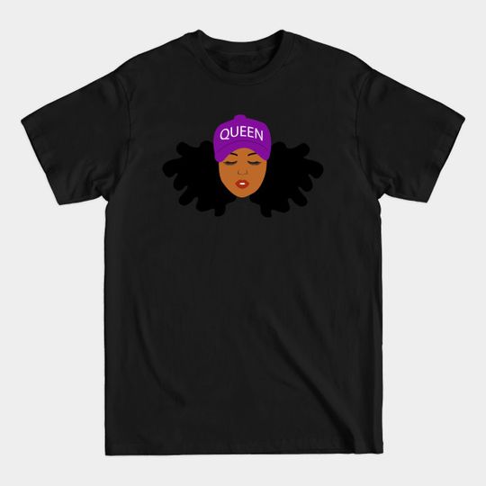 Discover Black Queen Afro Puffs - Black Queen - T-Shirt