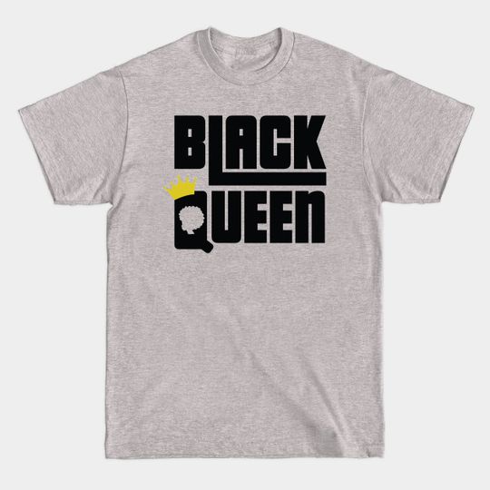 Discover Black Queen With Crown - Black Queen - T-Shirt