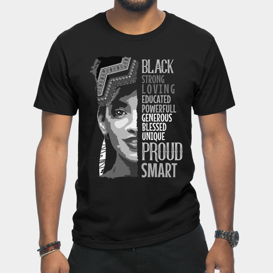 Discover Afro Educated Black Queen - Black Queen - T-Shirt