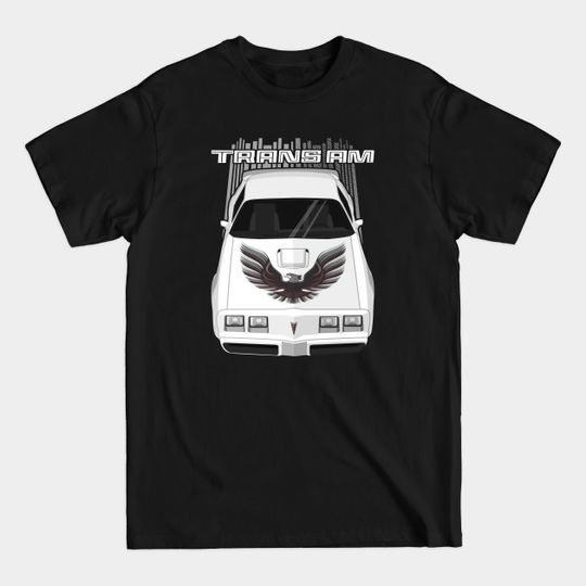 Discover Firebird Trans Am 79-81 - white and black - 1970s - T-Shirt