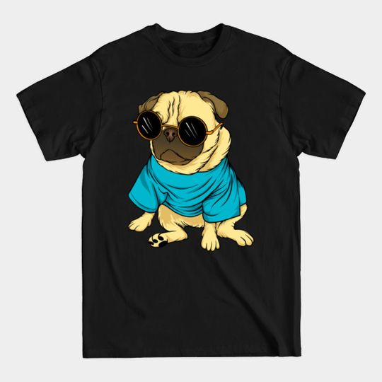 Discover Dog Wearing Sunglasses 10 - Dog - T-Shirt