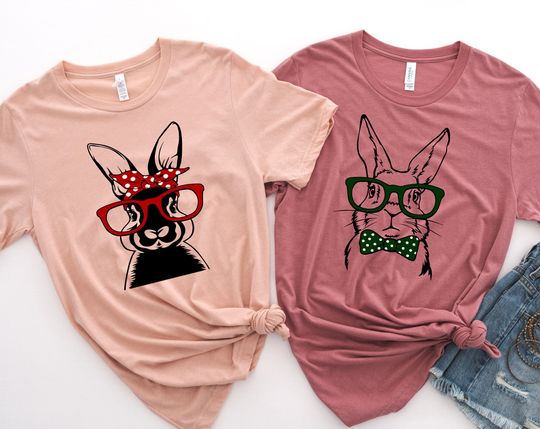 Discover Easter Bunny With Glasses With Glasses Shirt