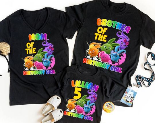 Discover Sunny Bunnies Birthday Bunnies Family Shirt - Fun Party Apparel