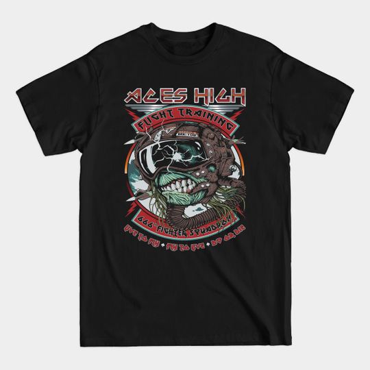 Discover "ACES HIGH" - Metal - T-Shirt