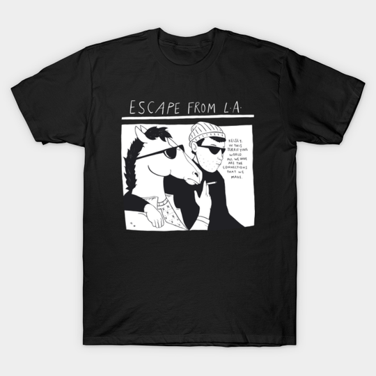 Discover BoJack Youth - Escape From L.A. (Black) - Bojack Horseman - T-Shirt
