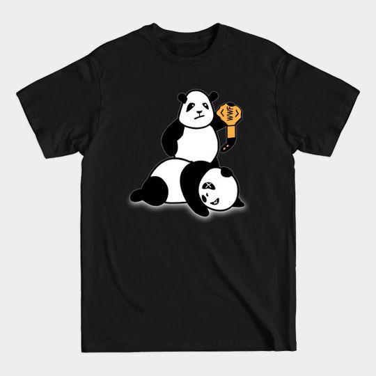 Discover Panda Parody WWF - Wwf Panda Parody - T-Shirt