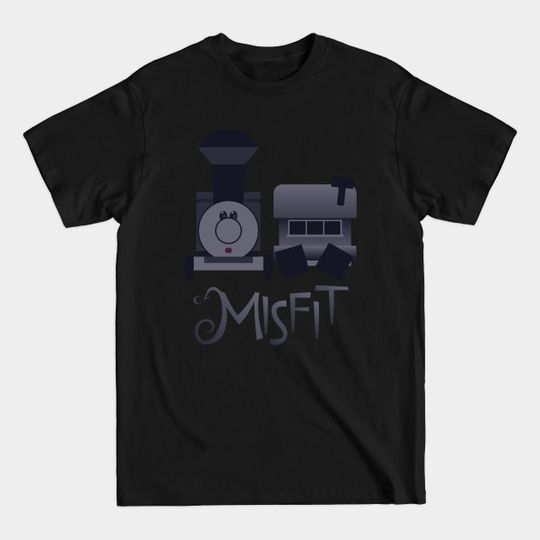Discover Misfit - Square-Wheeled Caboose Train - Rudolph - T-Shirt