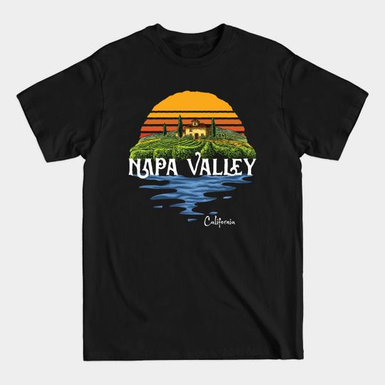 Discover Vintage Napa Valley Winery California - Napa Valley - T-Shirt