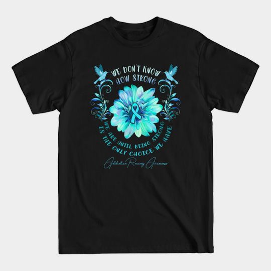 Discover Addiction Recovery Awareness Flower Statement Tee