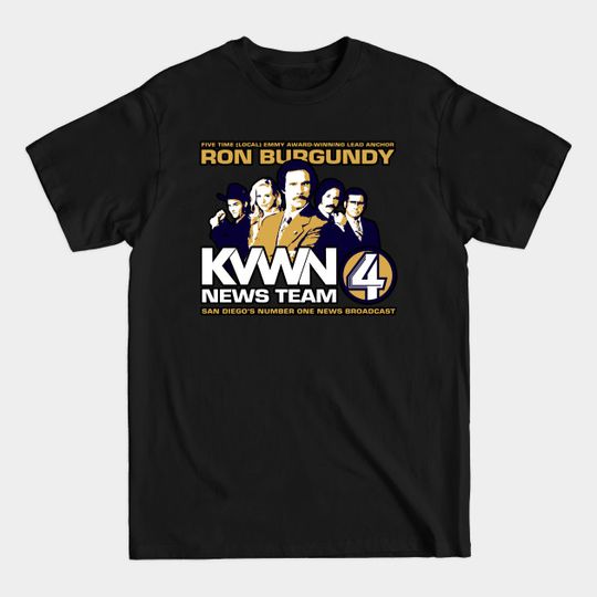 Discover KVWN News Team 4 - Anchorman - T-Shirt