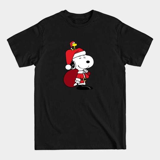 Discover Happy Snoopy Santa Claus - Snoopy - T-Shirt