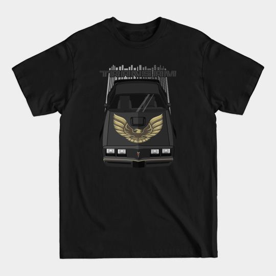 Discover Firebird Trans Am 79-81 - black and gold - Bandit - T-Shirt