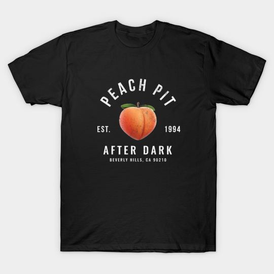 Discover Peach Pit After Dark - modern vintage logo - Peach Pit - T-Shirt